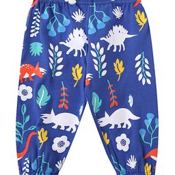 Kookie Kids Full Length Lounge Pant Dino Print - Blue-image-131