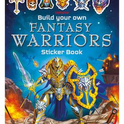 Usborne Build Your Own Fantasy Warriors Sticker Book - English-11