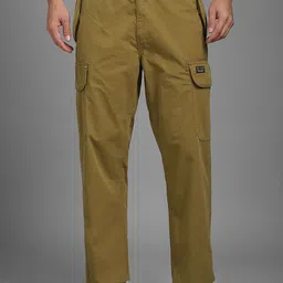Louis Philippe Jeans Men Regular Fit Mid Rise Cotton Trousers-image-65