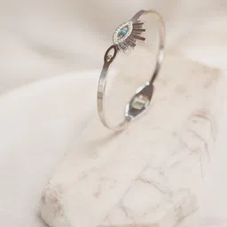 ARTKLIM Women Silver-Plated Bangle-Style Bracelet-11