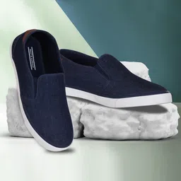Mast & Harbour Men Woven Design Slip-On Sneakers-picture-25