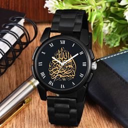 Gopal Shopcart Unisex Printed Dial & Straps Analogue Watch J16BLK Islamic ROM02 CD-image-44