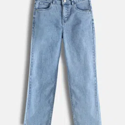 Urbano Juniors Boys Loose Baggy Fit Mid-Rise Heavy Fade Washed Denim Stretchable Jeans-image-61
