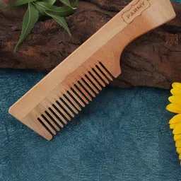 PARMY Set Of 4 Durable & Gentle Wooden Comb Fir Hair Growth-36