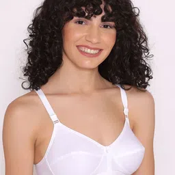 INKURV Pack of 3 Solid Bra Full Coverage Non Padded Non-Wired image 4