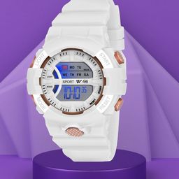 SWADESI STUFF Unisex Kids Dial & Straps Digital Automatic Watch JUICE WHITE 8-97