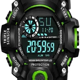 Hala Men Solid Round Tang Regular Digital Watch image 4