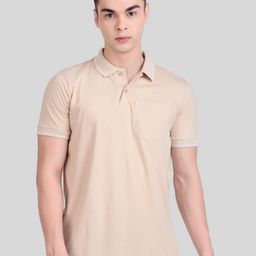 FLYIND VOGUE OUTFIT Men Polo Collar Applique T-shirt-image-94