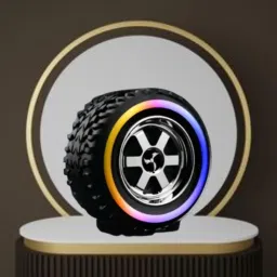 FRONY Tyre (PORTABLE BLUETOOTH DESKTOP SPEAKER) With Crystal Clear SoundB89 10 W Bluetooth Laptop/Desktop Speaker-43
