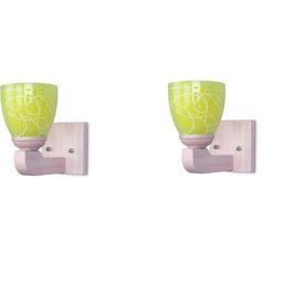 1ST TIME Yellow & White Solid Glass Traditional Cylinder Wall Lamps Wall Lamps-picture-28
