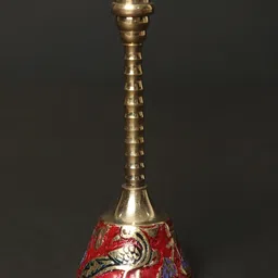 Exotic India Textured Brass Pooja Bells-image-30