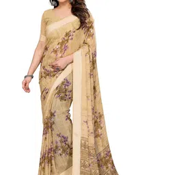 Moda Rapido Floral Poly Georgette Designer Saree-picture-28