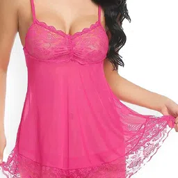 XPIOX Net Baby Doll with High-Low-picture-58