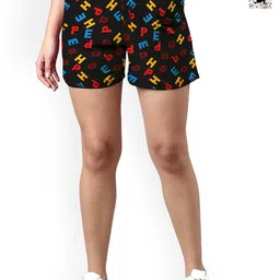 Tee Weavers Girls Floral Printed Shorts-49