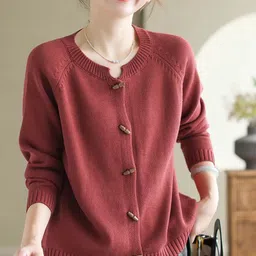 StyleCast Women Long Sleeves Round Neck Cardigan-picture-1