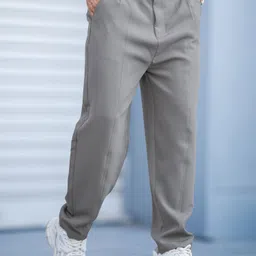 Maniac Men Comfort Regular Fit Mid-Rise Trousers-image-74