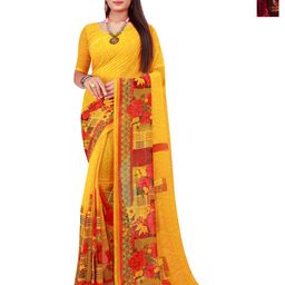 Moda Rapido Pack Of 2 Floral Pure Georgette Saree-picture-32