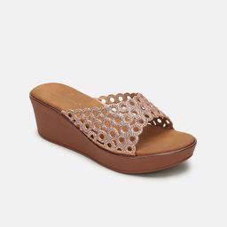 Marc Loire Embellished Wedge Heel Sandals-image-40