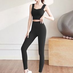 HRX by Hrithik Roshan Square Neck Top With Leggings Co-Ords-45
