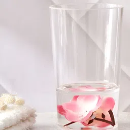 Home Centre Pink & Brown Floral Plastic Soap Dispenser-37