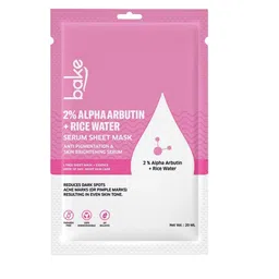 BAKE Anti-Pigmentation & Skin Brightening Serum Sheet Mask With 2% Alpha Arbutin - 20 ml-31