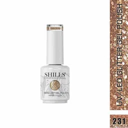 shills professional Top Coat UV LED Glitter Nail Polish-15 ml-231-picture-10