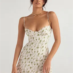 LULU & SKY Floral Print Bodycon Mini Dress-picture-29