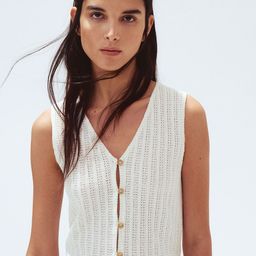 H&M Textured Jersey Waistcoat-picture-25