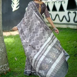 DIVASTRI Designer Block Print Saree image 2