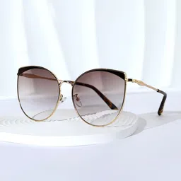 HAUTE SAUCE by Campus Sutra Women Cateye Sunglasses with Polarised Lens-55
