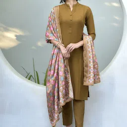 PEENGAX Women Regular Kurta with Trousers & Dupatta-picture-56