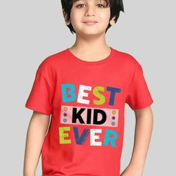 AUSK Boys Typography Printed Drop-Shoulder Sleeves Cotton T-shirt-image-57