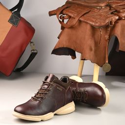 MONDAIN Men Leather Flatforms-image-65