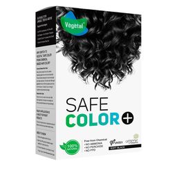 Vegetal Safe Color Hair Color - 50 g - Soft Black-17