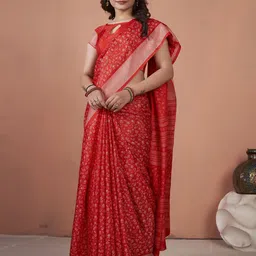 Mitera Bagh Silk Blend Bagh Saree-image-61