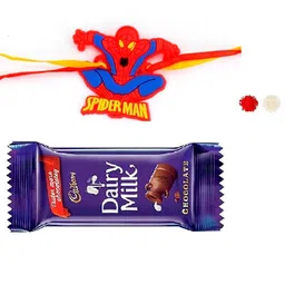 VR Creatives Kids Spiderman Rakhi With Chocolate-picture-29