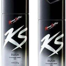 RUSH Deodorant Spray - For Men (150ml )pack of 2 Deodorant Spray-For Men-15