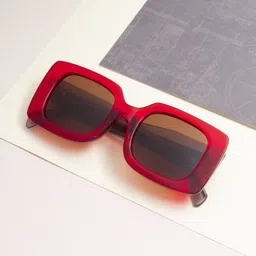 Ted Smith Unisex Square Sunglasses with Polarised Lens-26