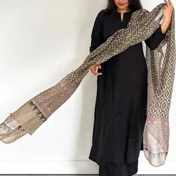 KALINI Women Regular Kurta with Palazzos & With Dupatta image 4
