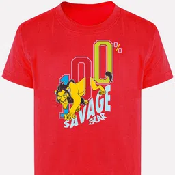 Disney By Miss and Chief Boys Lion King Printed Bio Finish Applique T-shirt-image-67