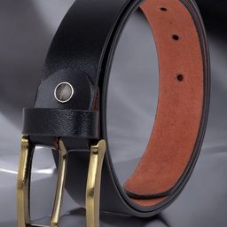 Metronaut Men Textured Leather Formal Belt-picture-7