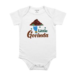 FFLIRTYGO Infants Janmashtami Printed Cotton Envelope Neck Bodysuit-image-24