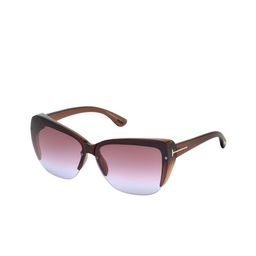 Tom Ford Women Half Rim UV Protected Butterfly Sunglasses-image-29
