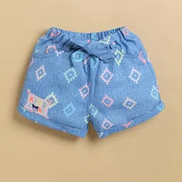 I LOVE MOM Girls Blue Clothing Set-image-83