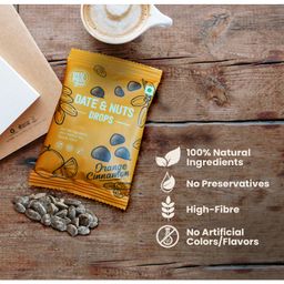 Dev. Pro. Date & Nuts Drops Orange Cinnamon With Fiber Coating Pack of 3 - 40 gm Each image 5