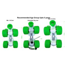 jaspo Jasp Junior Intact Adjustable Roller Skates Combo - Green image 5