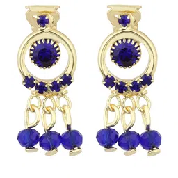 Ear Cuffs without Piercing Timeless and Classic Cuff Earrings for Women (G1030s) (Navy (Blue))-image-23