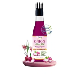 KEYOZA 100% Natural Onion Hair Oil For Stronger And Shiner Hair - 100 ml-image-78