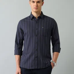 Arrow Sport Men Slim Fit Opaque Striped Casual Shirt-picture-9