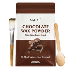VALOT Chocolate Wax Powder Wit Brush - 120 g-11